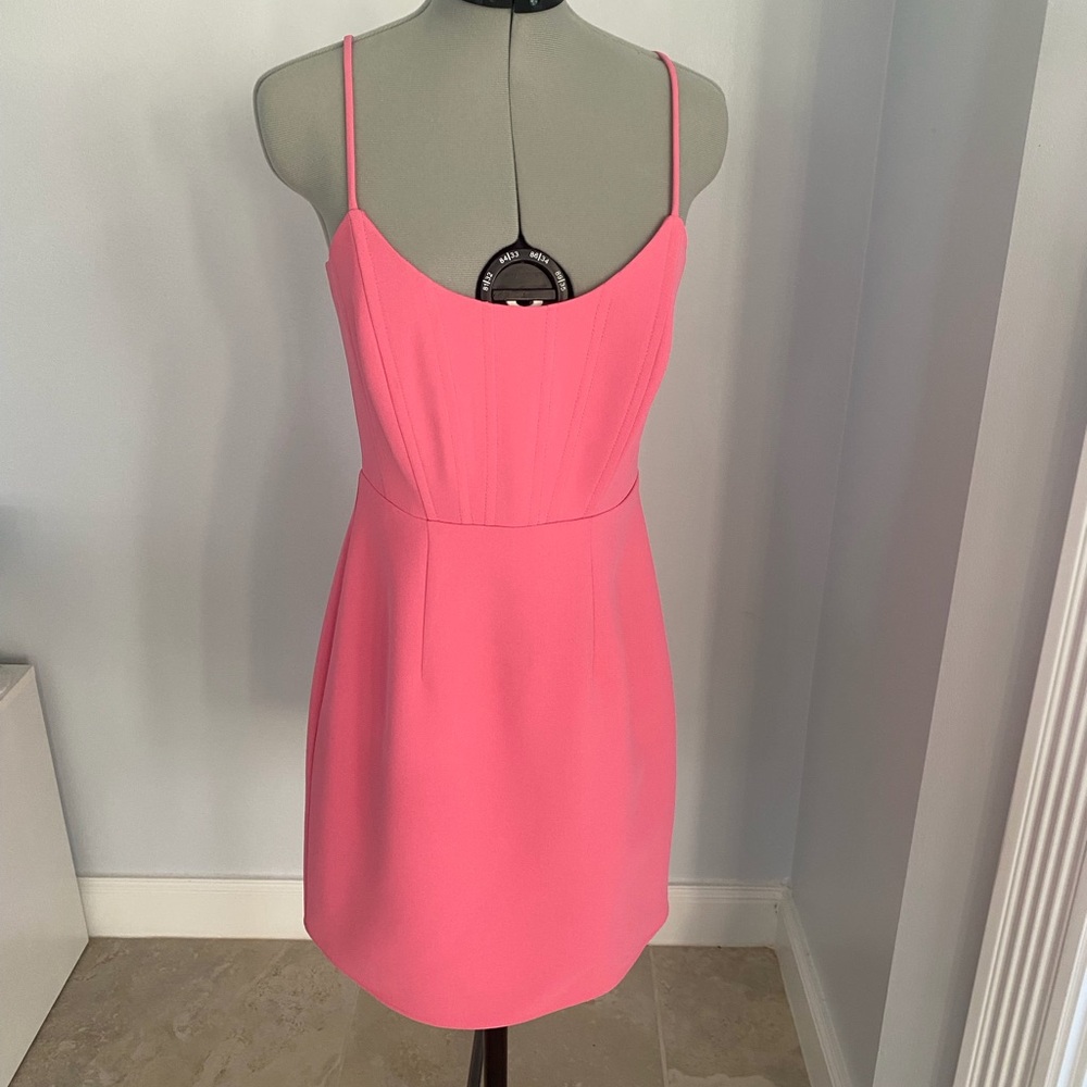 Gianni Bini Women's Lana Corset Dress In Sangria. NWT SIZE 2